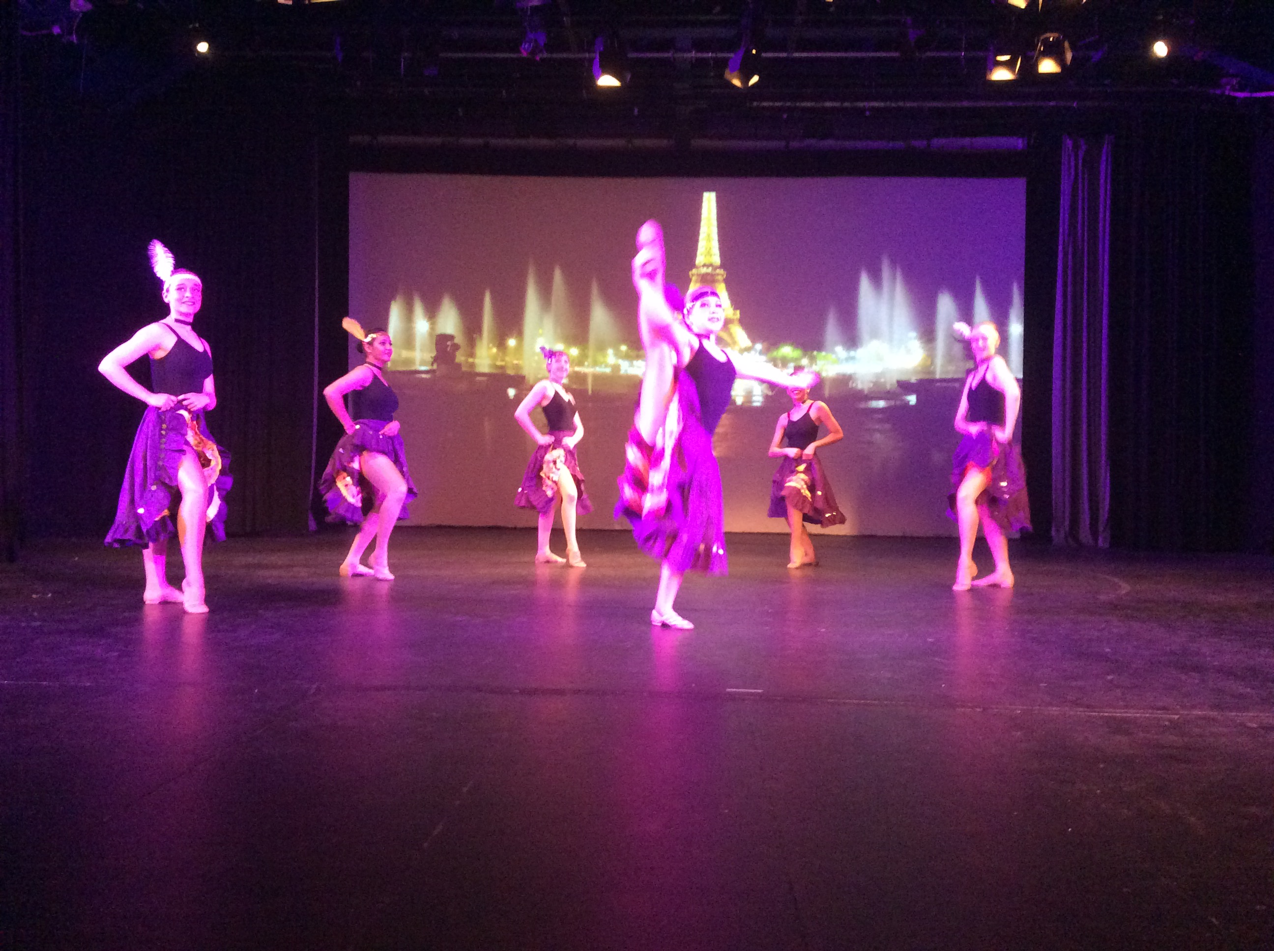 Jazz dance class